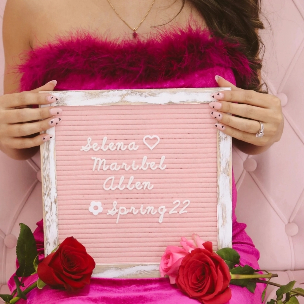 Pink 🩷 Letter Board